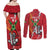 Guyana and Trinbago Cricket Custom Couples Matching Off Shoulder Maxi Dress and Long Sleeve Button Shirt Amazon Warriors Knight Riders Together - Wonder Print Shop