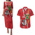 Guyana and Trinbago Cricket Custom Couples Matching Puletasi and Hawaiian Shirt Amazon Warriors Knight Riders Together - Wonder Print Shop