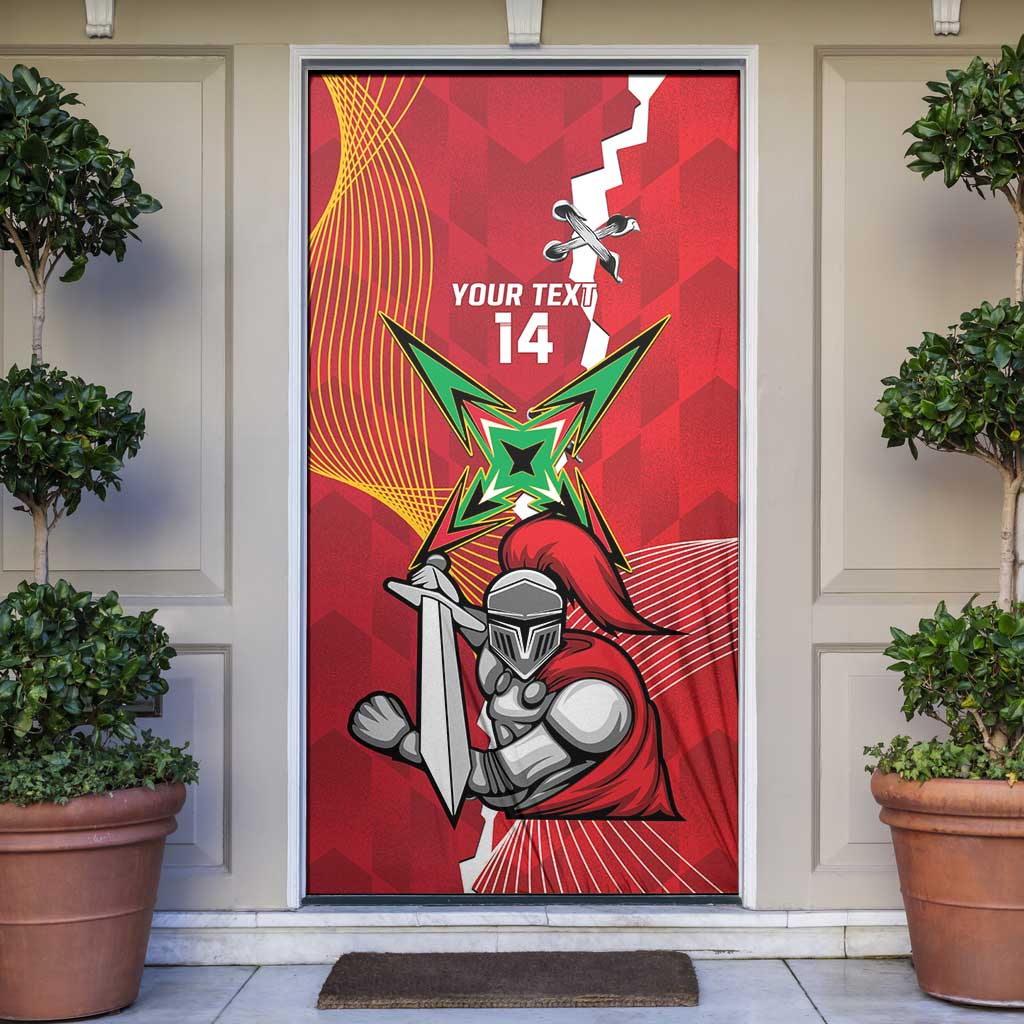 Guyana and Trinbago Cricket Custom Door Cover Amazon Warriors Knight Riders Together - Wonder Print Shop