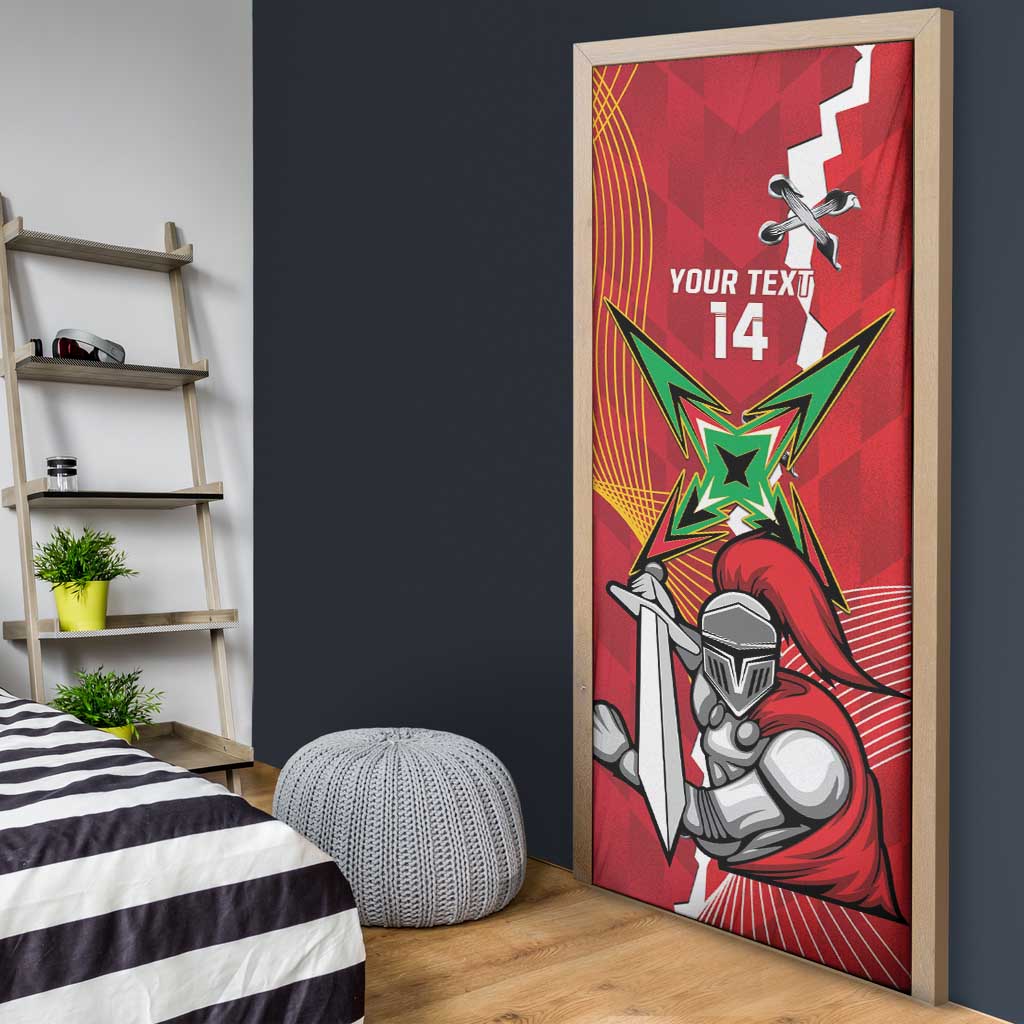 Guyana and Trinbago Cricket Custom Door Cover Amazon Warriors Knight Riders Together - Wonder Print Shop