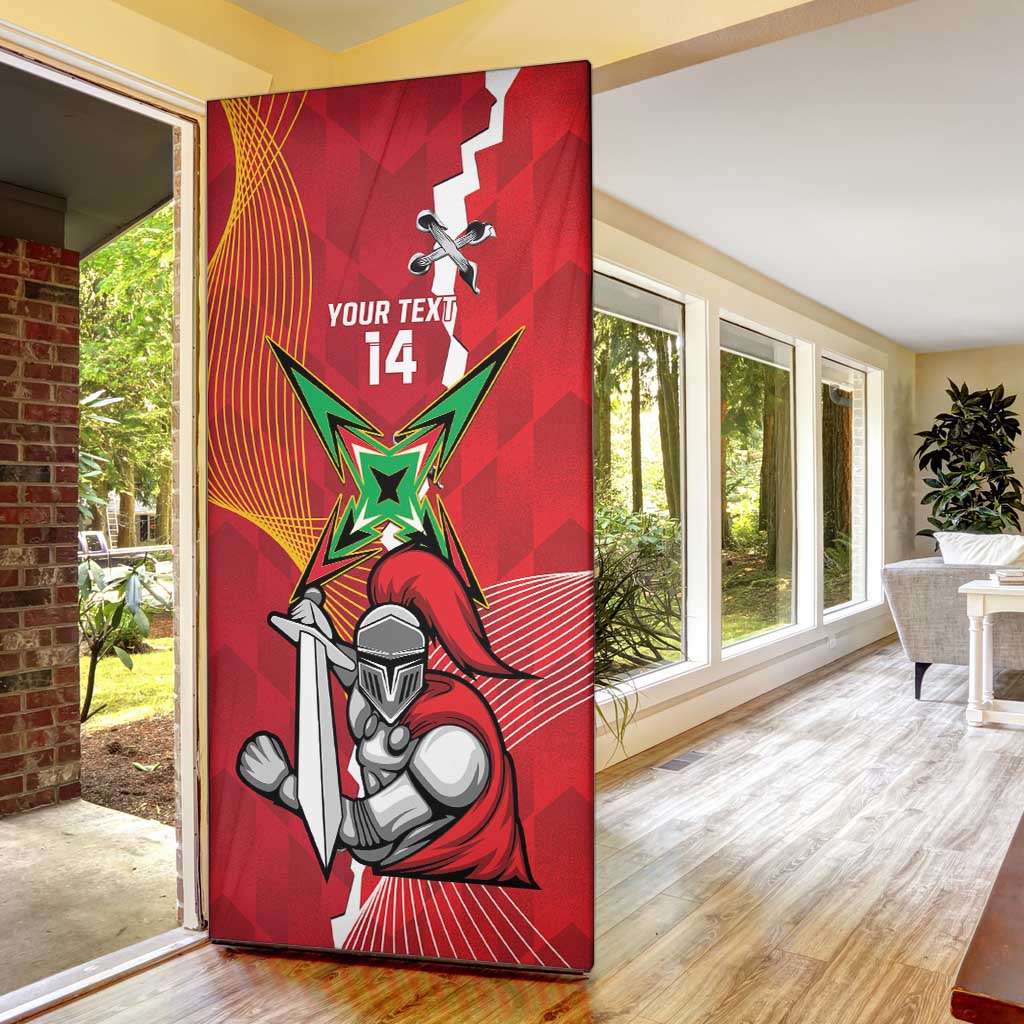Guyana and Trinbago Cricket Custom Door Cover Amazon Warriors Knight Riders Together - Wonder Print Shop