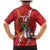 Guyana and Trinbago Cricket Custom Family Matching Mermaid Dress and Hawaiian Shirt Amazon Warriors Knight Riders Together - Wonder Print Shop