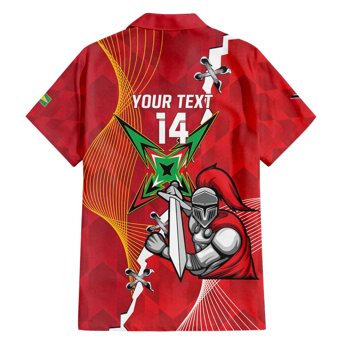 Guyana and Trinbago Cricket Custom Family Matching Off The Shoulder Long Sleeve Dress and Hawaiian Shirt Amazon Warriors Knight Riders Together - Wonder Print Shop