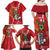 Guyana and Trinbago Cricket Custom Family Matching Off Shoulder Maxi Dress and Hawaiian Shirt Amazon Warriors Knight Riders Together - Wonder Print Shop