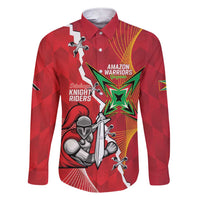 Guyana and Trinbago Cricket Custom Family Matching Short Sleeve Bodycon Dress and Hawaiian Shirt Amazon Warriors Knight Riders Together - Wonder Print Shop