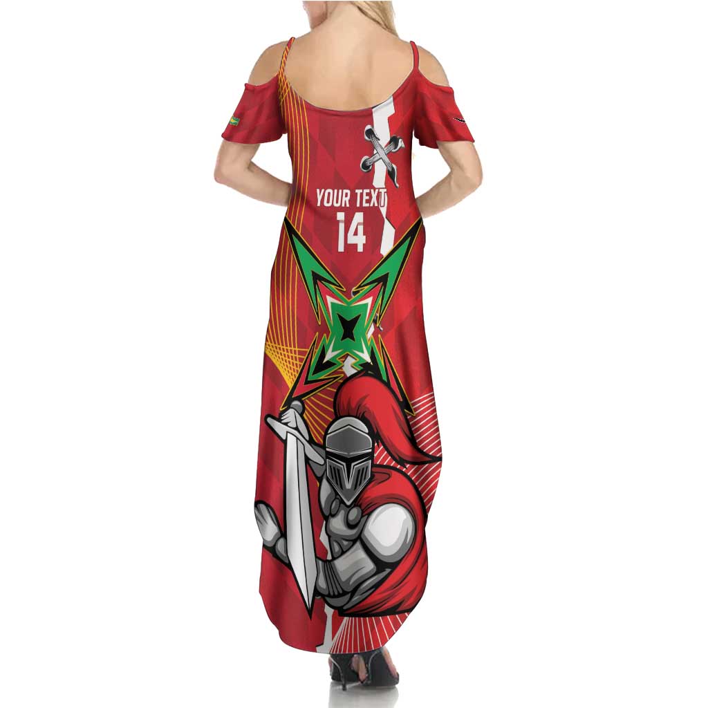 Guyana and Trinbago Cricket Custom Family Matching Summer Maxi Dress and Hawaiian Shirt Amazon Warriors Knight Riders Together - Wonder Print Shop
