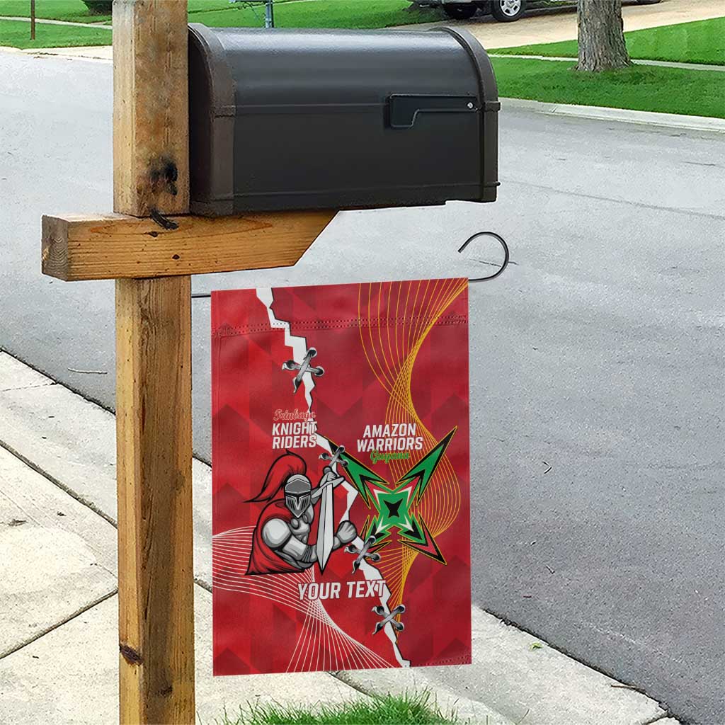 Guyana and Trinbago Cricket Custom Garden Flag Amazon Warriors Knight Riders Together - Wonder Print Shop