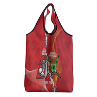 Guyana and Trinbago Cricket Custom Grocery Bag Amazon Warriors Knight Riders Together - Wonder Print Shop