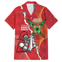 Guyana and Trinbago Cricket Custom Hawaiian Shirt Amazon Warriors Knight Riders Together - Wonder Print Shop