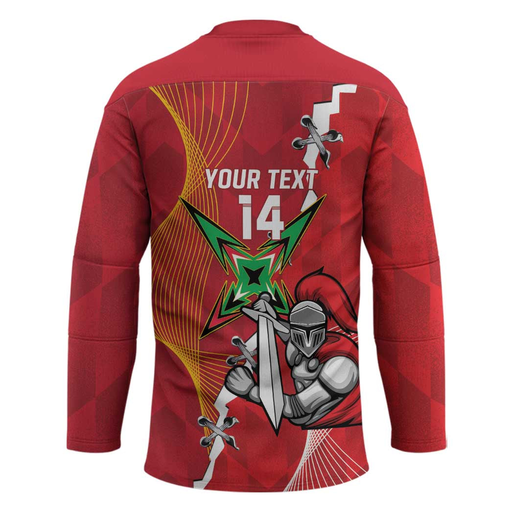 Guyana and Trinbago Cricket Custom Hockey Jersey Amazon Warriors Knight Riders Together - Wonder Print Shop