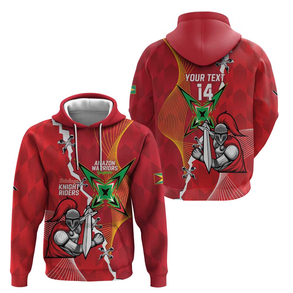 Guyana and Trinbago Cricket Custom Hoodie Amazon Warriors Knight Riders Together - Wonder Print Shop
