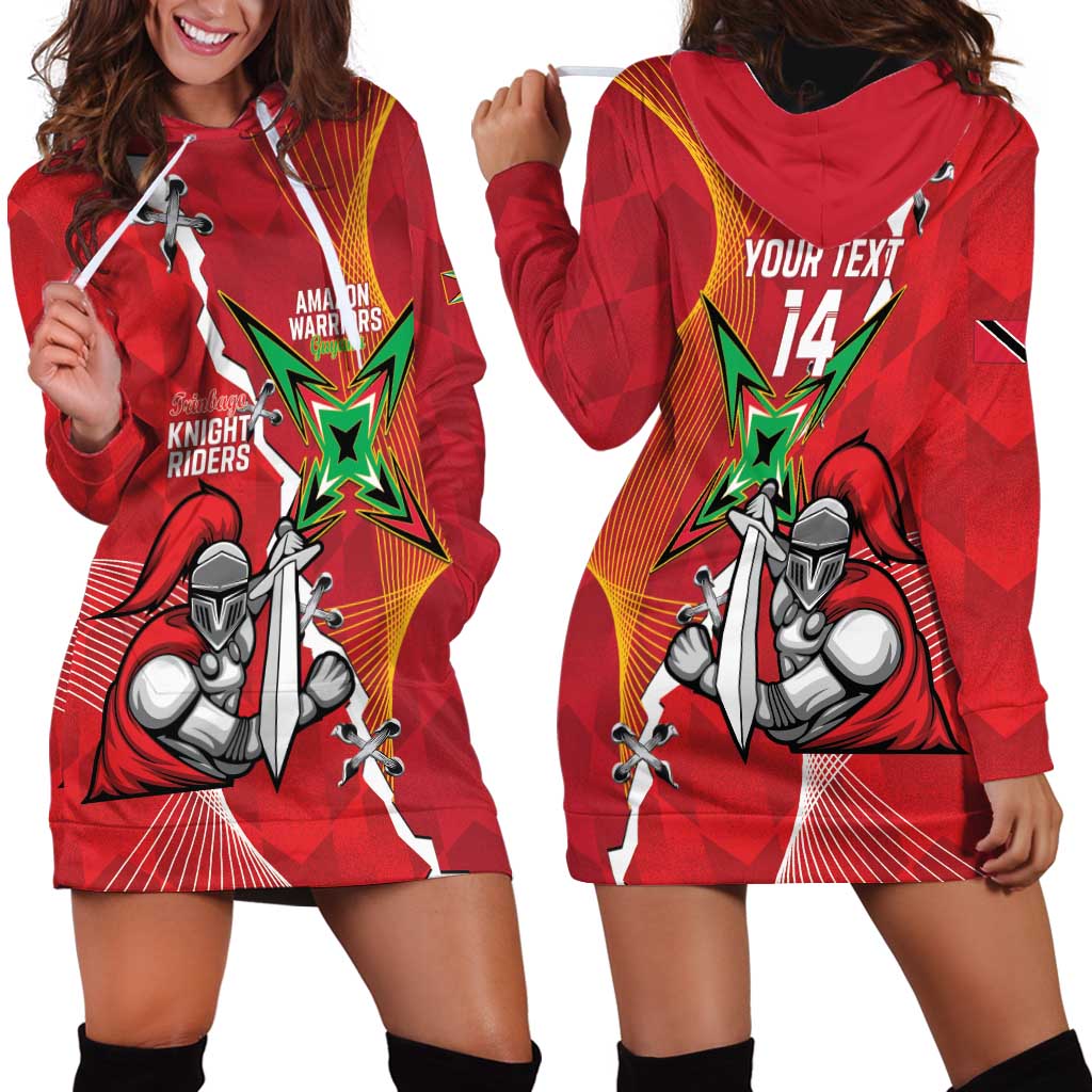 Guyana and Trinbago Cricket Custom Hoodie Dress Amazon Warriors Knight Riders Together - Wonder Print Shop