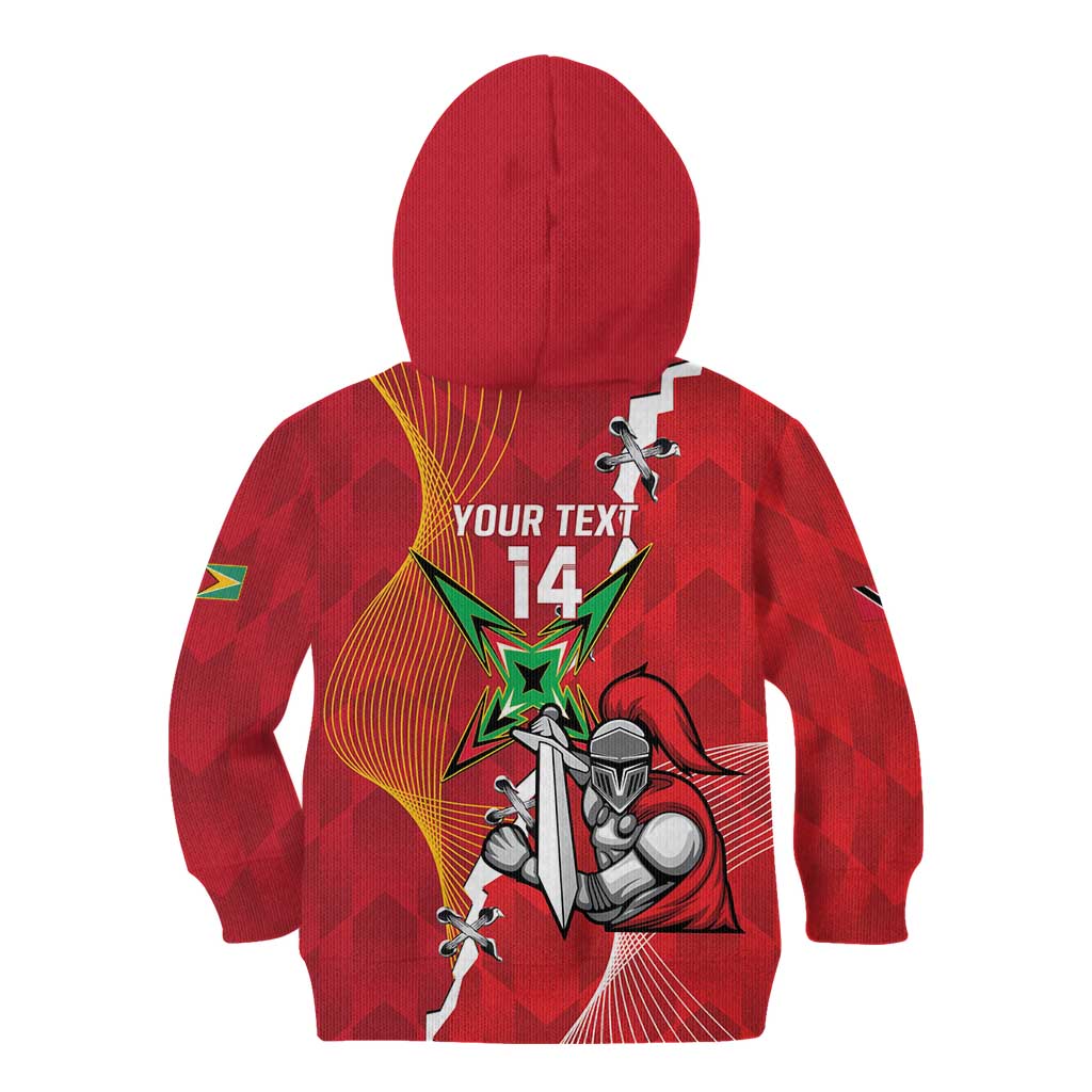 Guyana and Trinbago Cricket Custom Kid Hoodie Amazon Warriors Knight Riders Together - Wonder Print Shop