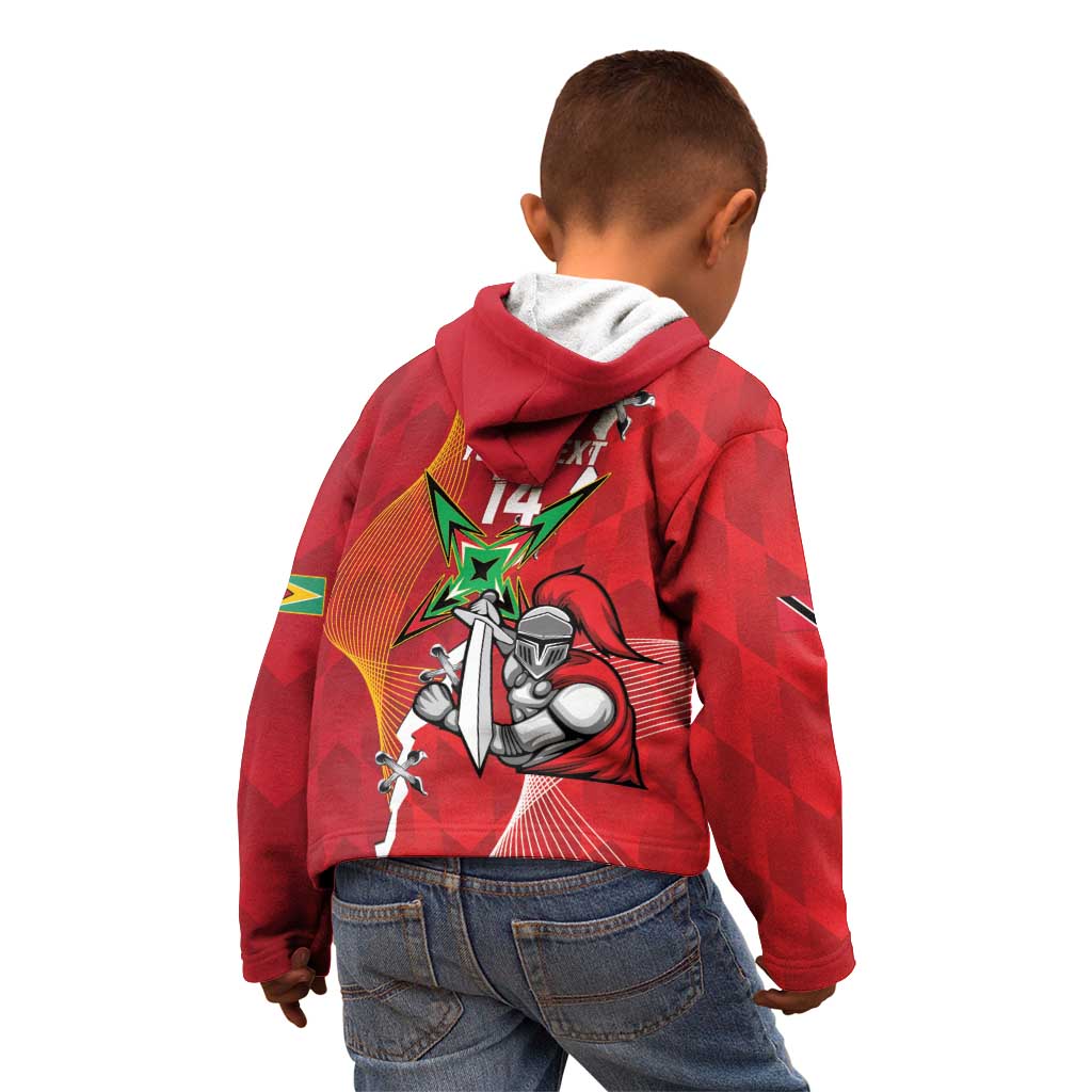 Guyana and Trinbago Cricket Custom Kid Hoodie Amazon Warriors Knight Riders Together - Wonder Print Shop