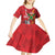 Guyana and Trinbago Cricket Custom Kid Short Sleeve Dress Amazon Warriors Knight Riders Together - Wonder Print Shop