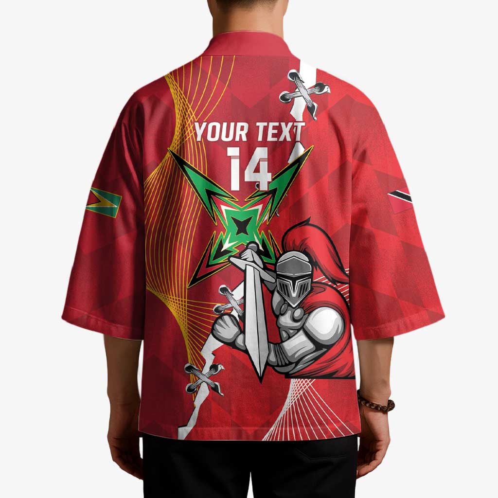 Guyana and Trinbago Cricket Custom Kimono Amazon Warriors Knight Riders Together - Wonder Print Shop