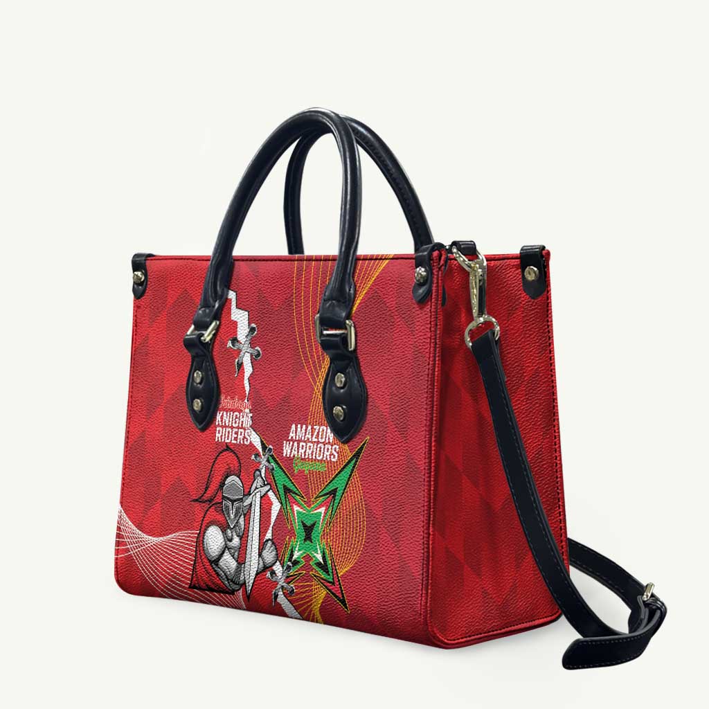 Guyana and Trinbago Cricket Custom Leather Bag Amazon Warriors Knight Riders Together - Wonder Print Shop