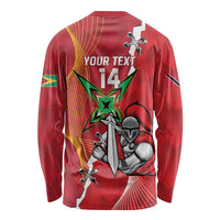 Guyana and Trinbago Cricket Custom Long Sleeve Shirt Amazon Warriors Knight Riders Together - Wonder Print Shop