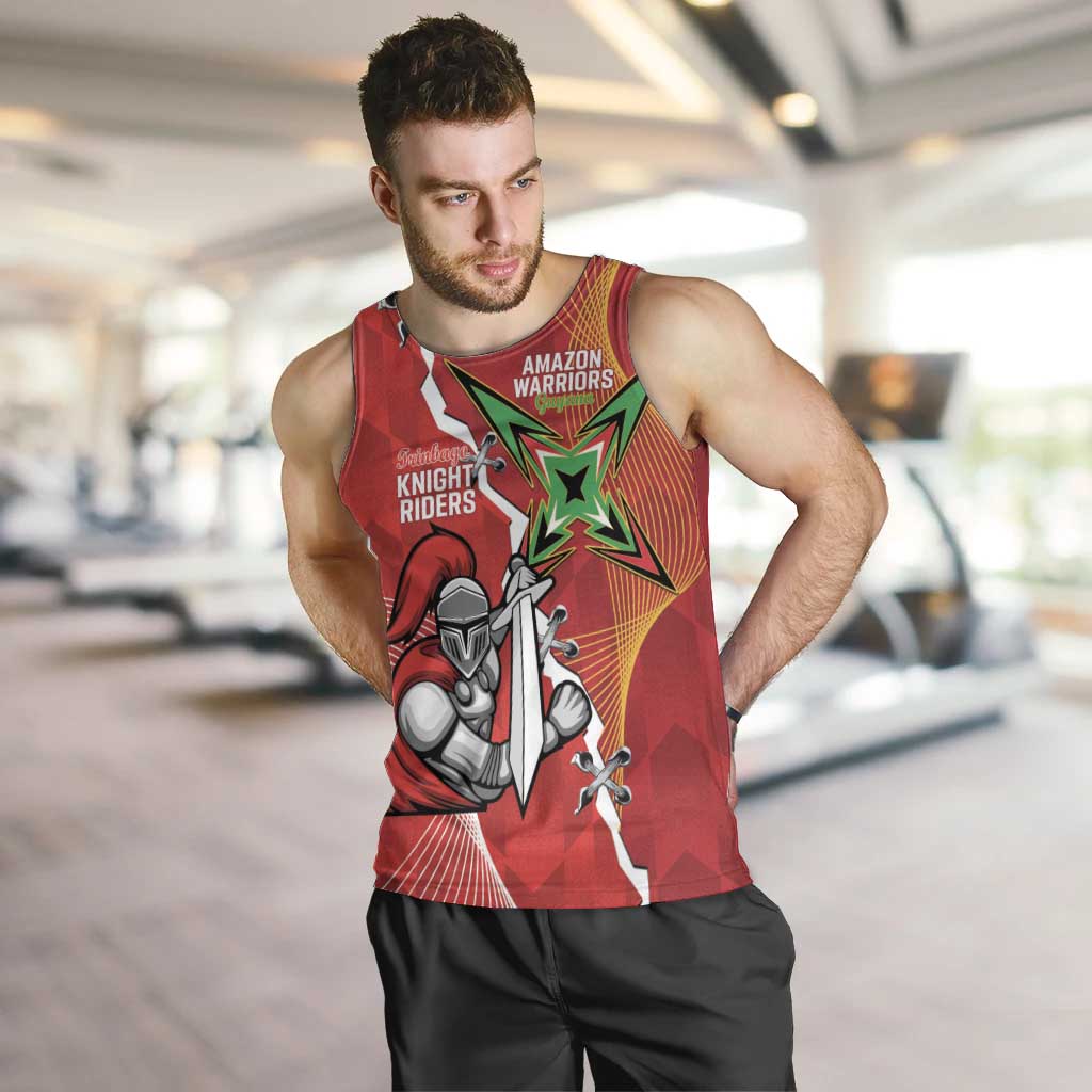 Guyana and Trinbago Cricket Custom Men Tank Top Amazon Warriors Knight Riders Together - Wonder Print Shop