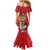 Guyana and Trinbago Cricket Custom Mermaid Dress Amazon Warriors Knight Riders Together - Wonder Print Shop