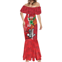 Guyana and Trinbago Cricket Custom Mermaid Dress Amazon Warriors Knight Riders Together - Wonder Print Shop