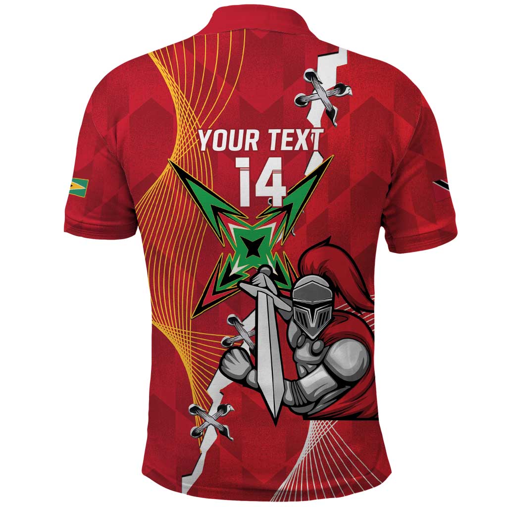 Guyana and Trinbago Cricket Custom Polo Shirt Amazon Warriors Knight Riders Together - Wonder Print Shop