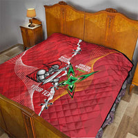 Guyana and Trinbago Cricket Custom Quilt Amazon Warriors Knight Riders Together - Wonder Print Shop
