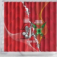 Guyana and Trinbago Cricket Custom Shower Curtain Amazon Warriors Knight Riders Together - Wonder Print Shop
