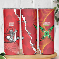 Guyana and Trinbago Cricket Skinny Tumbler Amazon Warriors Knight Riders Together - Wonder Print Shop