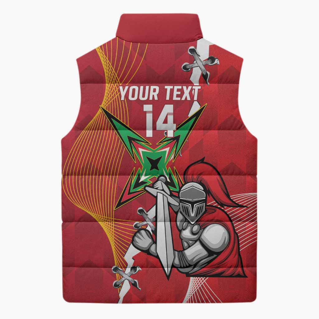 Guyana and Trinbago Cricket Custom Sleeveless Puffer Jacket Amazon Warriors Knight Riders Together - Wonder Print Shop