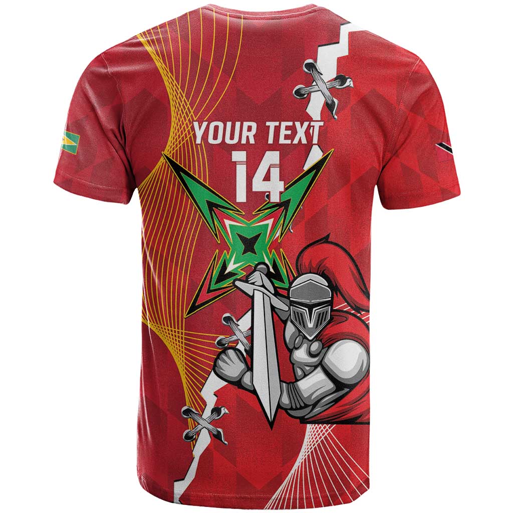Guyana and Trinbago Cricket Custom T Shirt Amazon Warriors Knight Riders Together - Wonder Print Shop