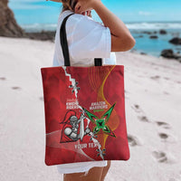 Guyana and Trinbago Cricket Custom Tote Bag Amazon Warriors Knight Riders Together - Wonder Print Shop