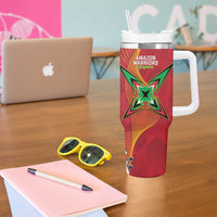 Guyana and Trinbago Cricket Tumbler With Handle Amazon Warriors Knight Riders Together - Wonder Print Shop