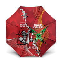 Guyana and Trinbago Cricket Custom Umbrella Amazon Warriors Knight Riders Together - Wonder Print Shop