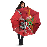 Guyana and Trinbago Cricket Custom Umbrella Amazon Warriors Knight Riders Together - Wonder Print Shop