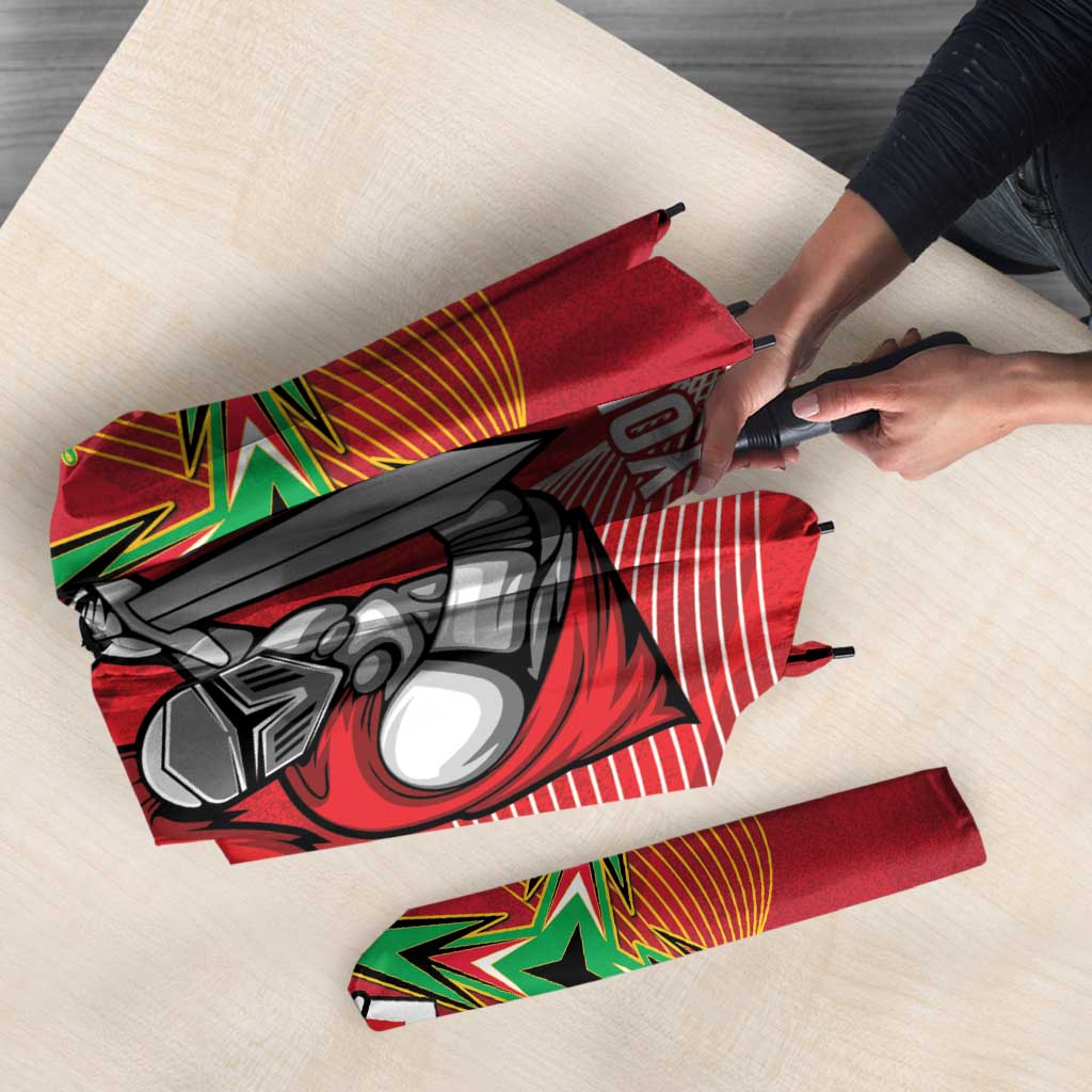 Guyana and Trinbago Cricket Custom Umbrella Amazon Warriors Knight Riders Together - Wonder Print Shop