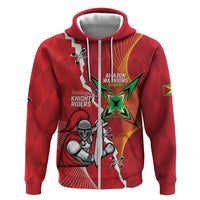 Guyana and Trinbago Cricket Custom Zip Hoodie Amazon Warriors Knight Riders Together - Wonder Print Shop