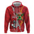 Guyana and Trinbago Cricket Custom Zip Hoodie Amazon Warriors Knight Riders Together - Wonder Print Shop