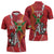 Guyana and Trinbago Cricket Custom Zipper Polo Shirt Amazon Warriors Knight Riders Together - Wonder Print Shop
