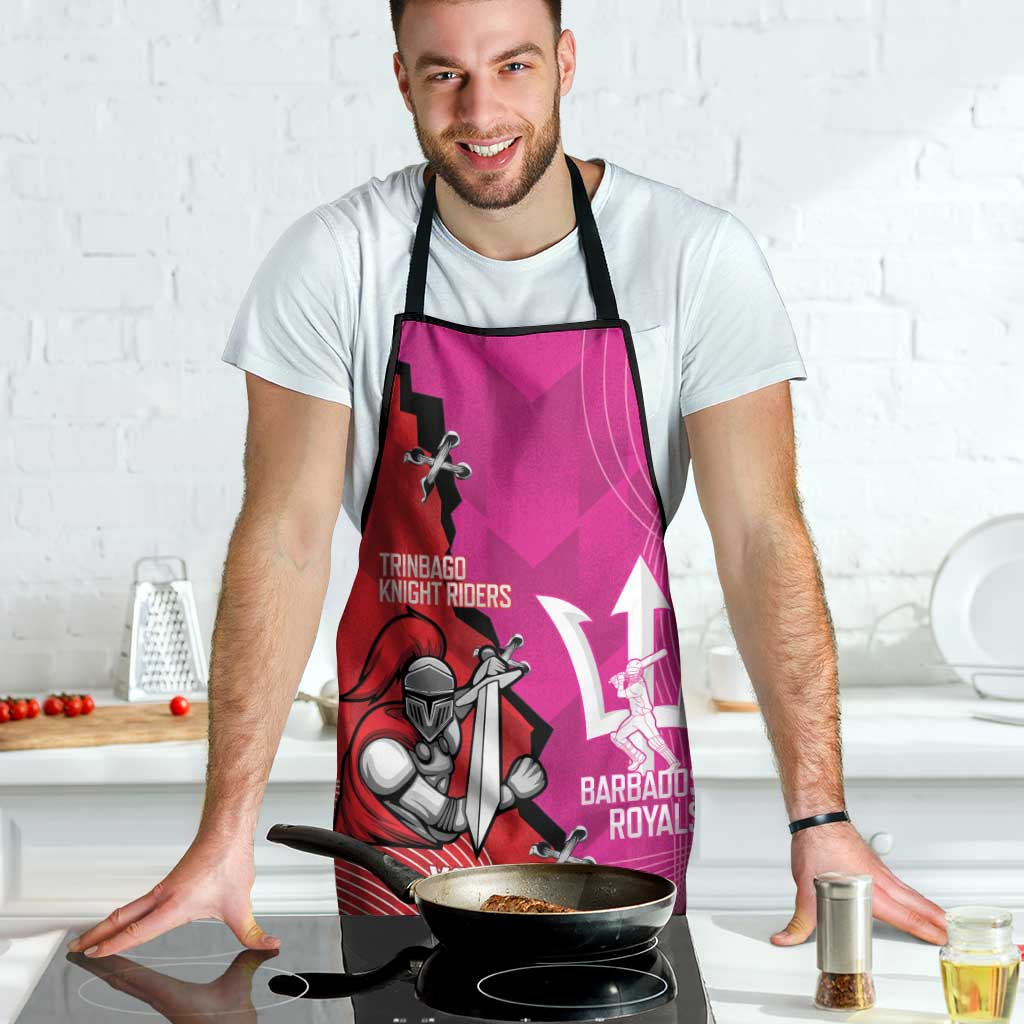 Barbados and Trinbago Cricket Personalized Apron Royals Knight Riders Together - Wonder Print Shop