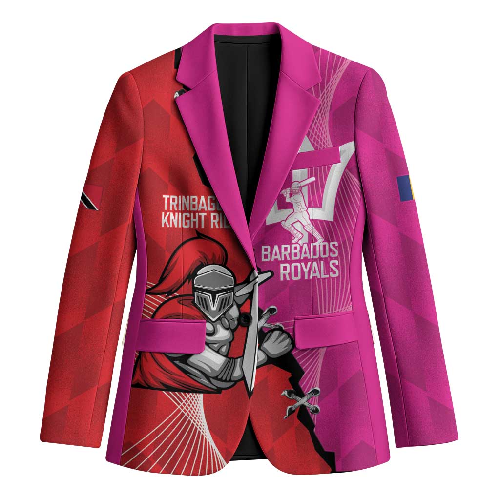Barbados and Trinbago Cricket Personalized Blazer Royals Knight Riders Together - Wonder Print Shop