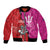 Barbados and Trinbago Cricket Personalized Bomber Jacket Royals Knight Riders Together - Wonder Print Shop