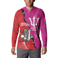 Barbados and Trinbago Cricket Personalized Button Sweatshirt Royals Knight Riders Together - Wonder Print Shop