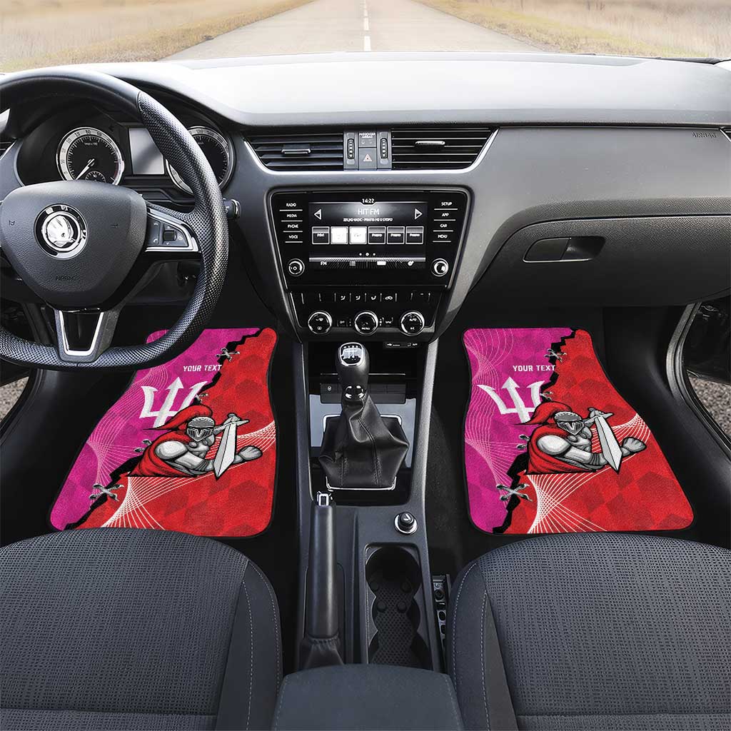 Barbados and Trinbago Cricket Personalized Car Mats Royals Knight Riders Together - Wonder Print Shop