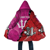 Barbados and Trinbago Cricket Personalized Cloak Royals Knight Riders Together - Wonder Print Shop