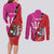 Barbados and Trinbago Cricket Personalized Couples Matching Long Sleeve Bodycon Dress and Long Sleeve Button Shirt Royals Knight Riders Together - Wonder Print Shop