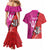 Barbados and Trinbago Cricket Personalized Couples Matching Mermaid Dress and Hawaiian Shirt Royals Knight Riders Together - Wonder Print Shop