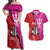Barbados and Trinbago Cricket Personalized Couples Matching Off Shoulder Maxi Dress and Hawaiian Shirt Royals Knight Riders Together - Wonder Print Shop