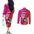 Barbados and Trinbago Cricket Personalized Couples Matching Off The Shoulder Long Sleeve Dress and Long Sleeve Button Shirt Royals Knight Riders Together - Wonder Print Shop