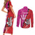 Barbados and Trinbago Cricket Personalized Couples Matching Short Sleeve Bodycon Dress and Long Sleeve Button Shirt Royals Knight Riders Together - Wonder Print Shop